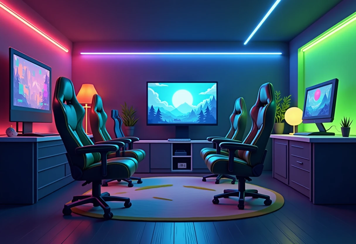 Roblox gaming setup